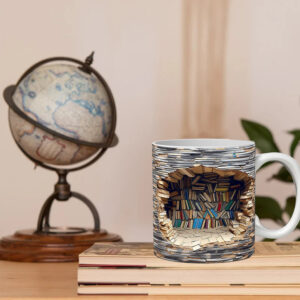 Mocky™ 3D Bookshelf Mug | Buy 1, Get 1 FREE